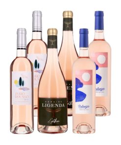 Alternative view of Les rosés coup de coeur de 6 bouteilles en stock