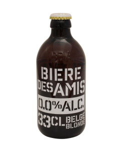 Alternative view of Bière des Amis Blonde sans alcool 33cl remise