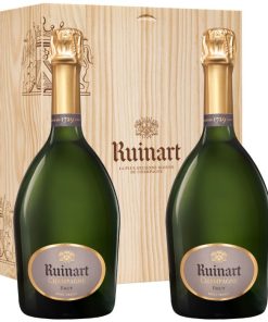 Alternative view of Caisse Bois Duo Champagne R de Ruinart Brut meilleure offre