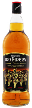 Seagrams 100 Pipers Scotch Whisky 1,0L bon plan – Image 2